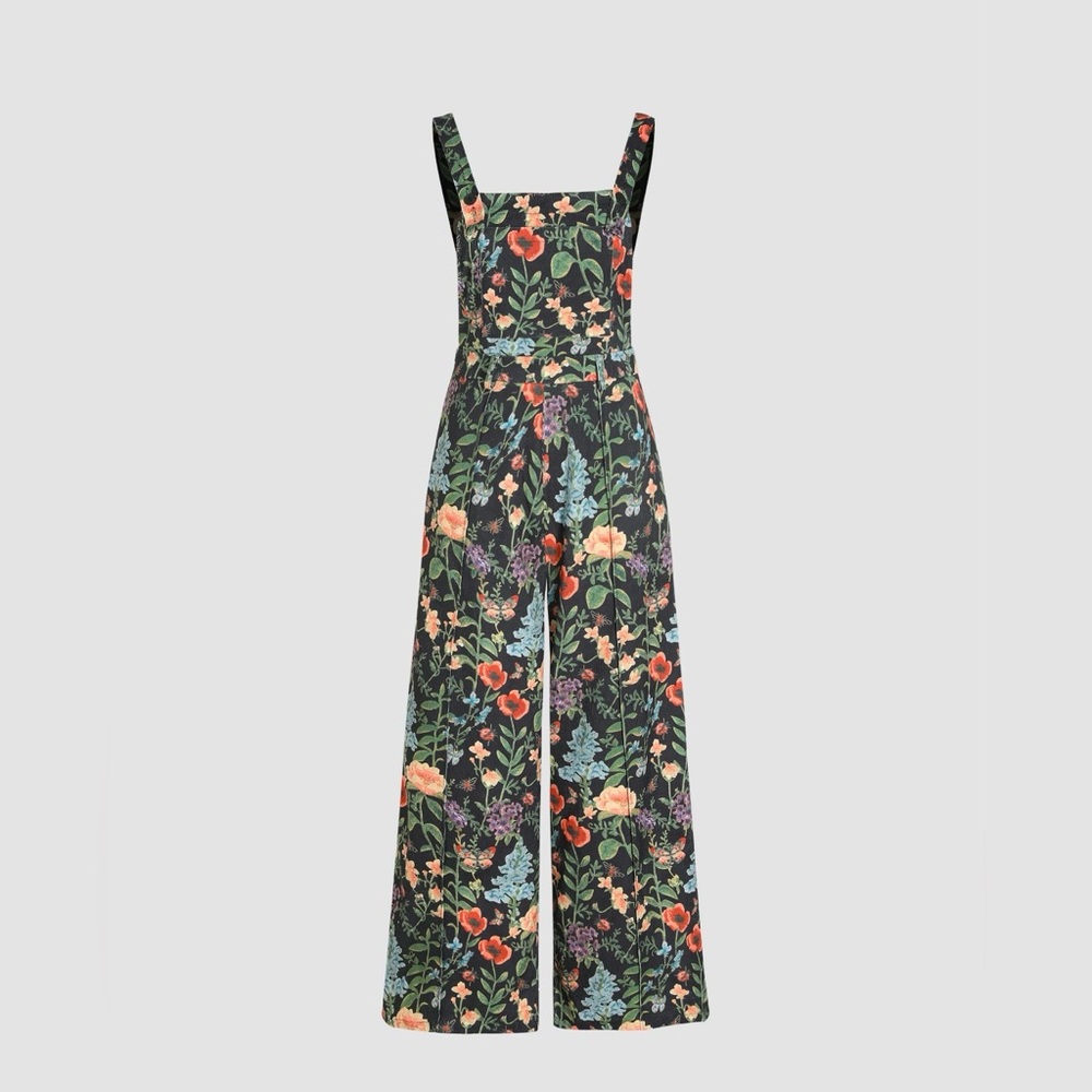 Cider Floral Jumpsuit - Black Multi